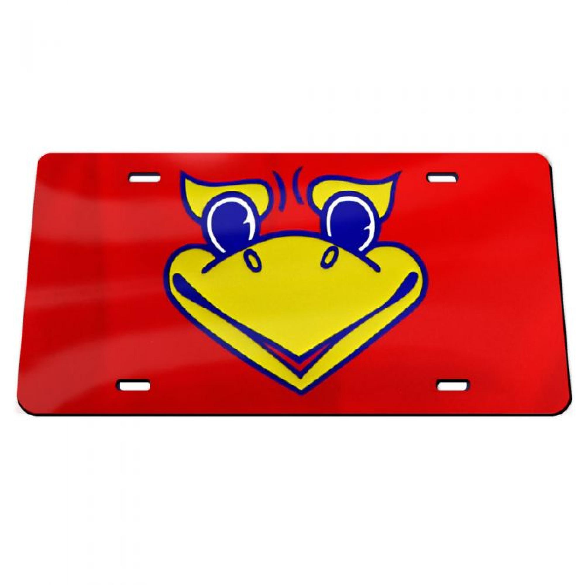 Jayhawk Beak Acrylic License Plate