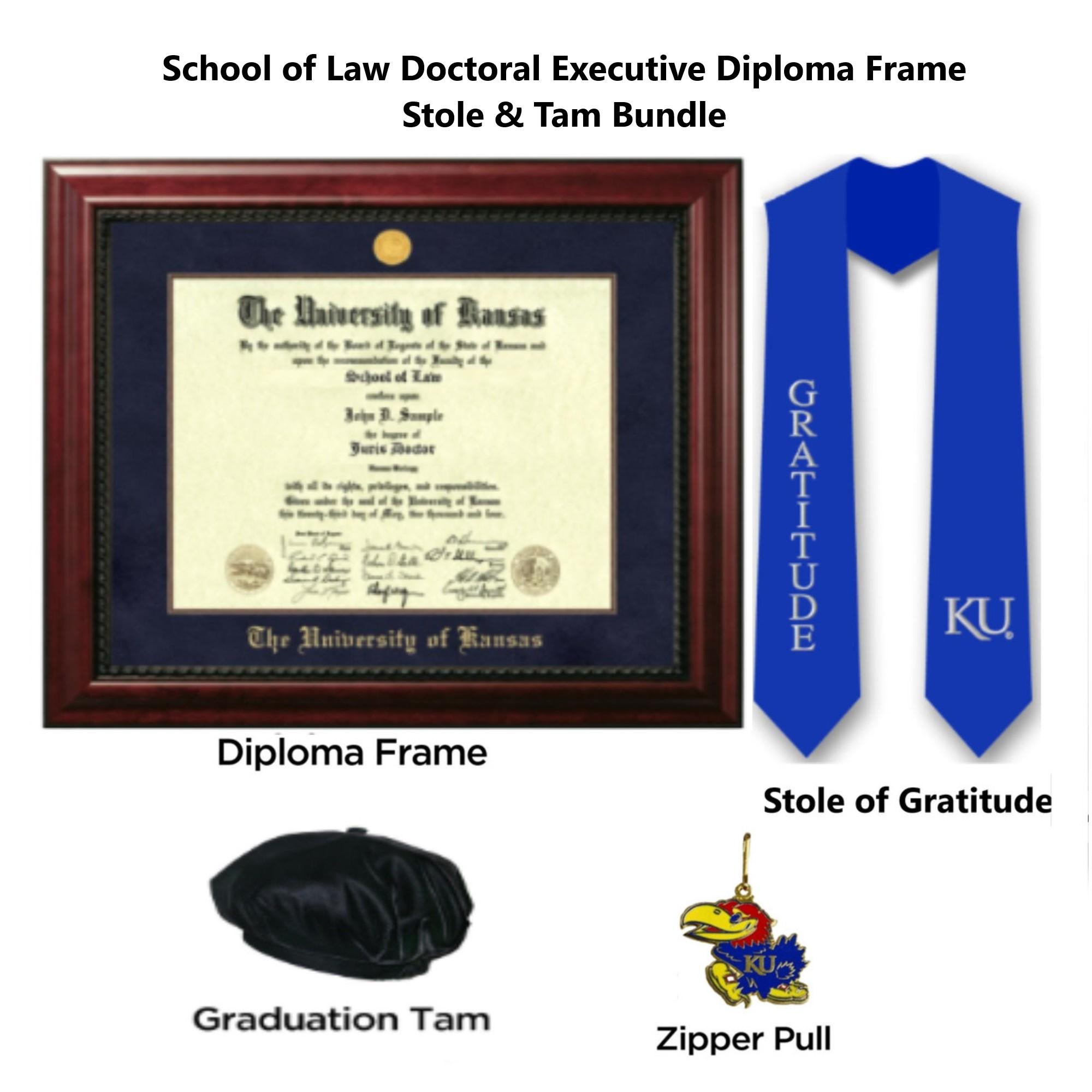 School of Law Diploma Frame Stole & Tam Bundle