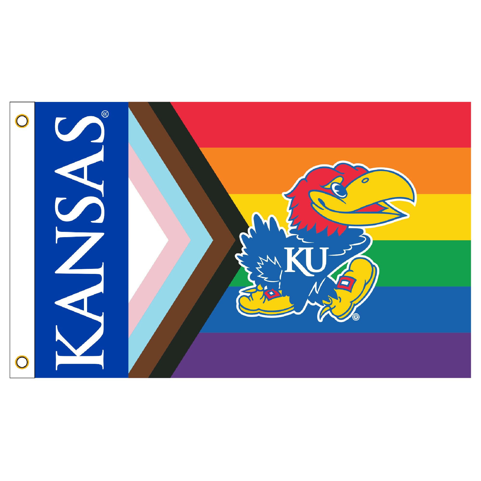 Kansas Jayhawks Inclusive Flag
