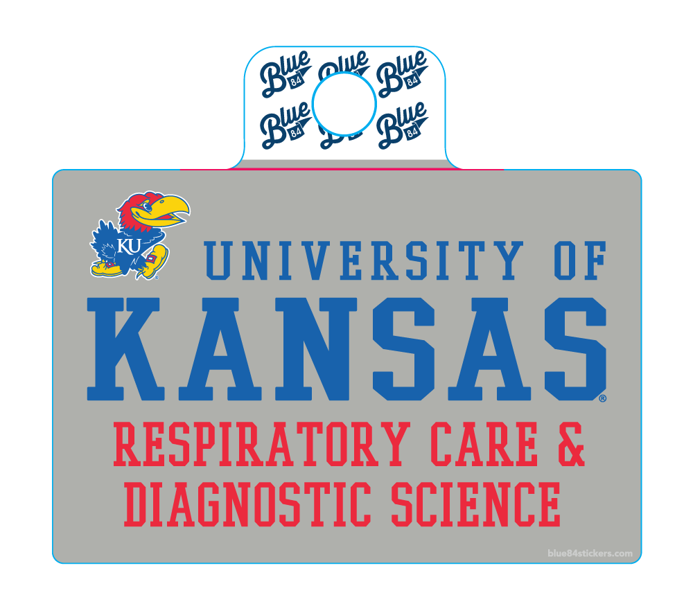 KU Med Respiratory Care & Diagnostic Science Sticker
