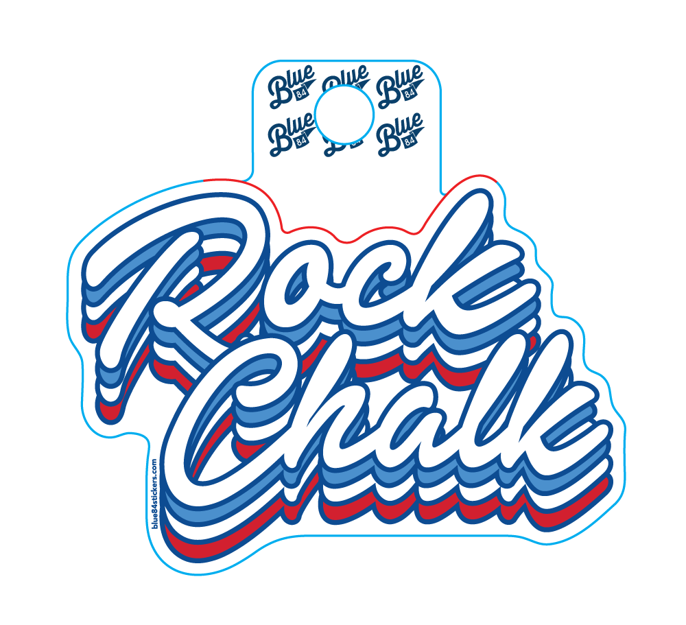 Rock Chalk Pastels Sticker