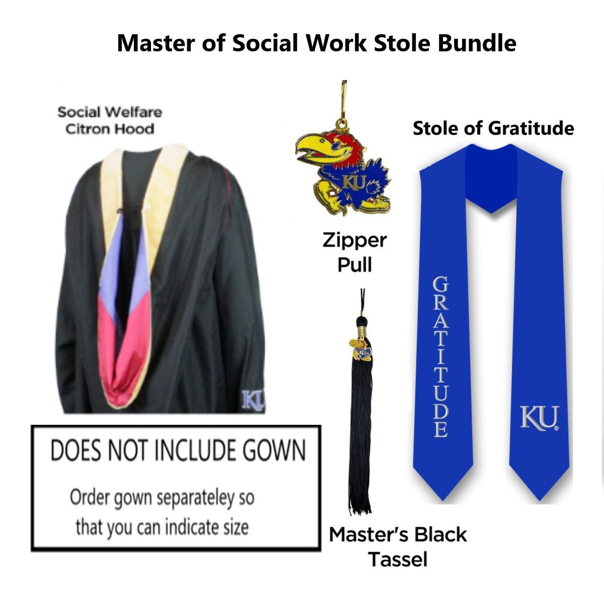 Master of Social Work Stole Bundle