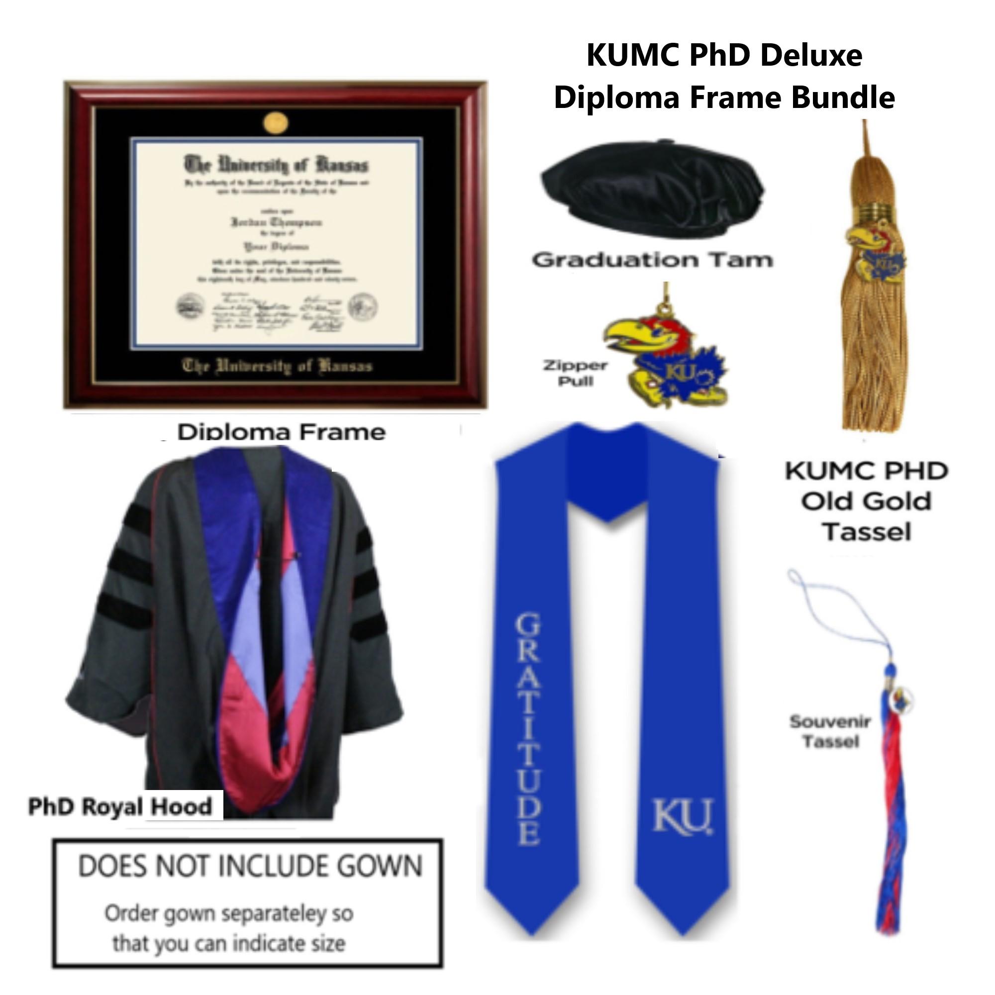 KUMC PhD Deluxe Diploma Frame Bundle