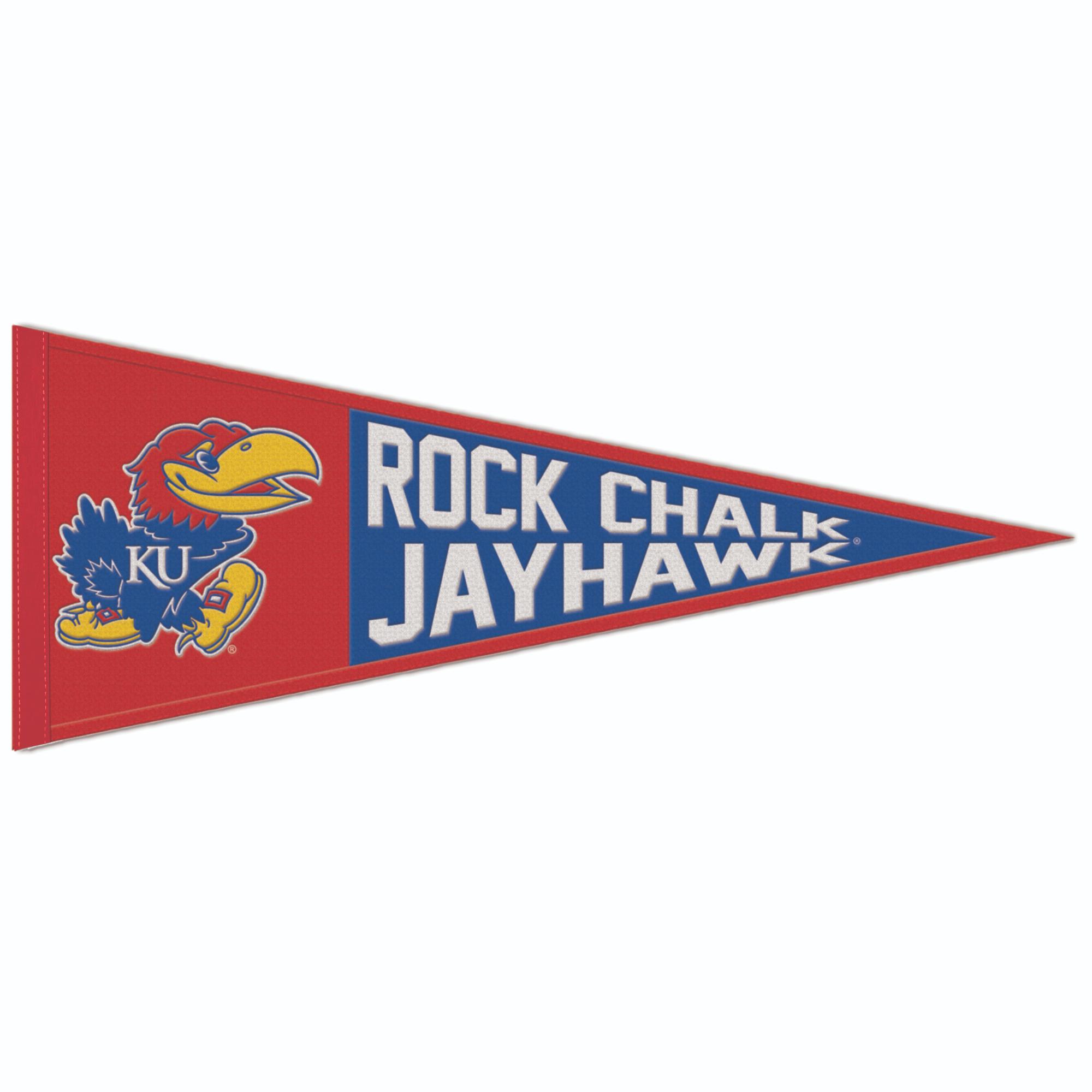 Rock Chalk Jayhawk Pennant