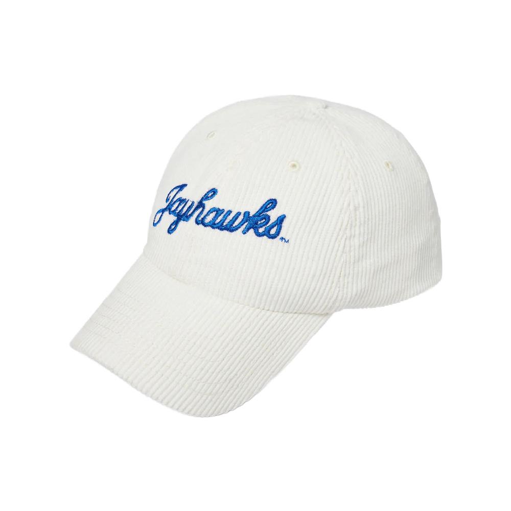 Jayhawks Script Corduroy Dad Hat