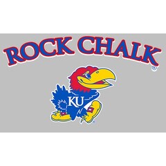 Decal Rock Chalk Jayhawk Indoor Outdoor Decal