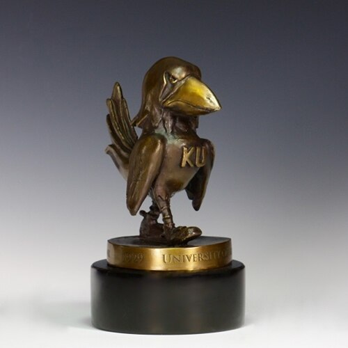 1929 Big Jay 8" Signature Cast Bronze Desktop Sculpture Engraved